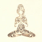 TIAMECH A4 Reusable Yoga Girl Stencil - Image 6