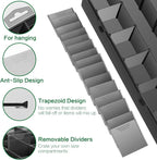 Gbivbe Large 24 Grids Plastic Organizer Box Adjustable Dividers, Art DIY Crafts - Image 2