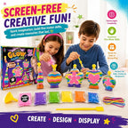 Glow Sand Art Kit, DIY Craft for Girls w/ 5 Necklace Bottles | Includes 1 Glow - Image 6