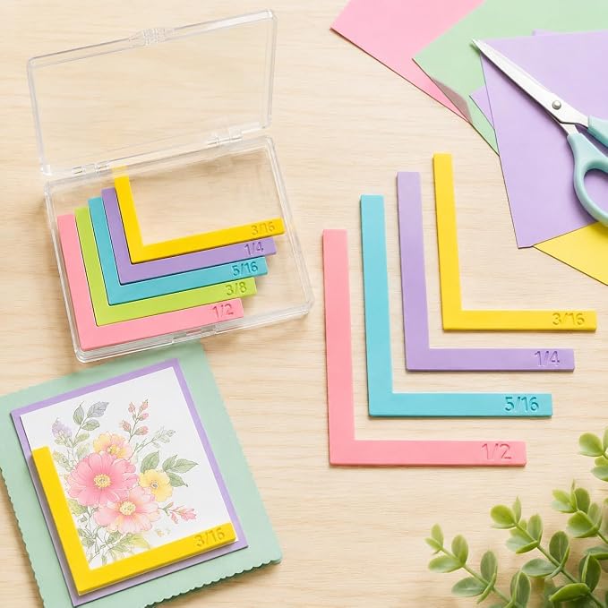 7pcs Paper Crafting Alignment Guides - Image 5