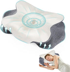 DUMOS Cervical Pillow for Neck and Shoulder, Contour Memory Foam Pillow by DumosLifestyle