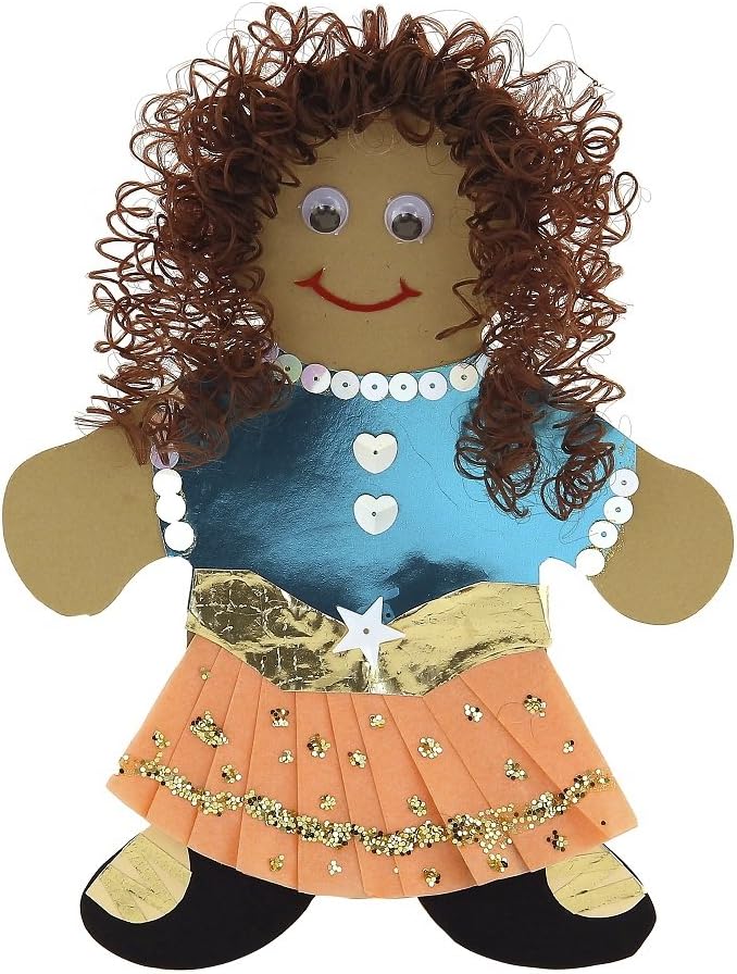 Hygloss 16 oz Curly Doll Hair for Crafts Assorted- Premium Synthetic Hair for - Image 3