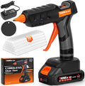 THINKWORK 20V Cordless Hot Glue Gun and Sticks Set, Rechargeable Glue Gun by THINKWORK