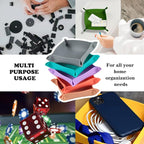 Collapsible Board Game Storage Bowls, Portable Folding Tray Accessory Holds - Image 4