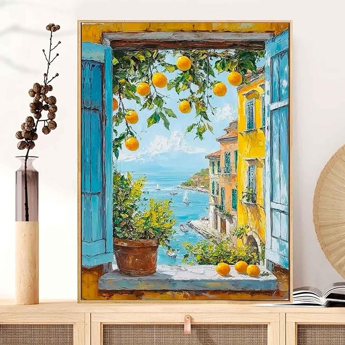 Yunruily Paint by Number Adult Lemon Tree-Adult Paint by Numbers, Paint by - Image 2