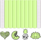 Tintnut Boho Permanent Vinyl 8 Sheets 12''x10'' Lunar Green Adhesive Vinyl | by Tintnut