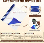 Royal Blue Metallic Heat Transfer Vinyl Roll - Image 3