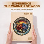 Tree of Life Puzzles Cave Seasons Sunset Nature Landscape Puzzle Adults Gifts - Image 7