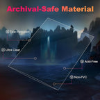 1200 Pack Card Sleeves Clear, Perfect Fit Inner Sleeves Ideal - Image 5