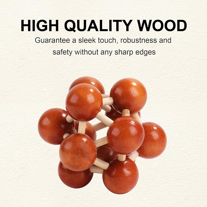 Metal Brain Teaser Puzzles Disentanglement Puzzles Metal Wooden Brain Teaser - Image 3