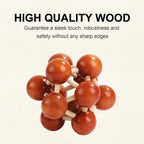 Metal Brain Teaser Puzzles Disentanglement Puzzles Metal Wooden Brain Teaser - Image 3