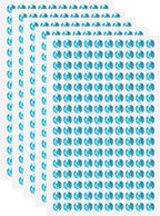 HARFINGTON 5 Sheet/800pcs Rhinestone Adhesive Stickers Self Adhesive Acrylic by HARFINGTON