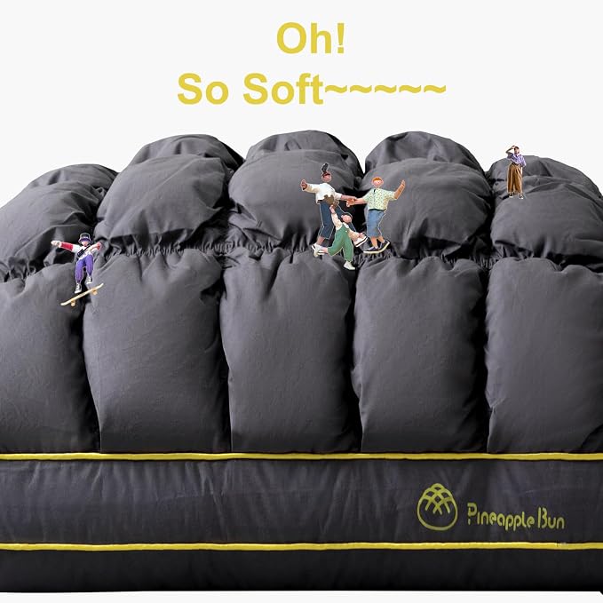 YOUR MOON Fluffy Support Bed Pillow Queen Size Set of 2, Super Soft Premium - Image 3