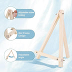 24 Pack 9 Inch Easel for Painting, Wooden Easel Stand Canvas Stand for Sign - Image 4