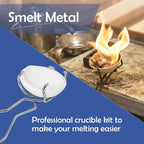 Novellaire 8 Pcs Crucibles Kit for Melting Metal Like Gold and Silver | 4 - Image 5