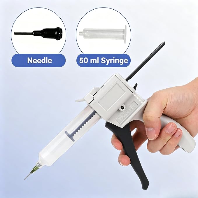 50ml Epoxy Gun Dispenser, Manual AB Glue Gun & Dual Cartridge Applicator - Image 5