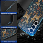 Case for Samsung Galaxy S23 Case, Cute Christmas Reindeer Design Hybrid Dual - Image 4