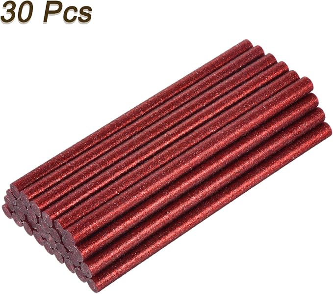 uxcell 30pcs Full Size Hot Glue Gun Sticks 8-inch x 0.43-inch High Sticky Large - Image 3