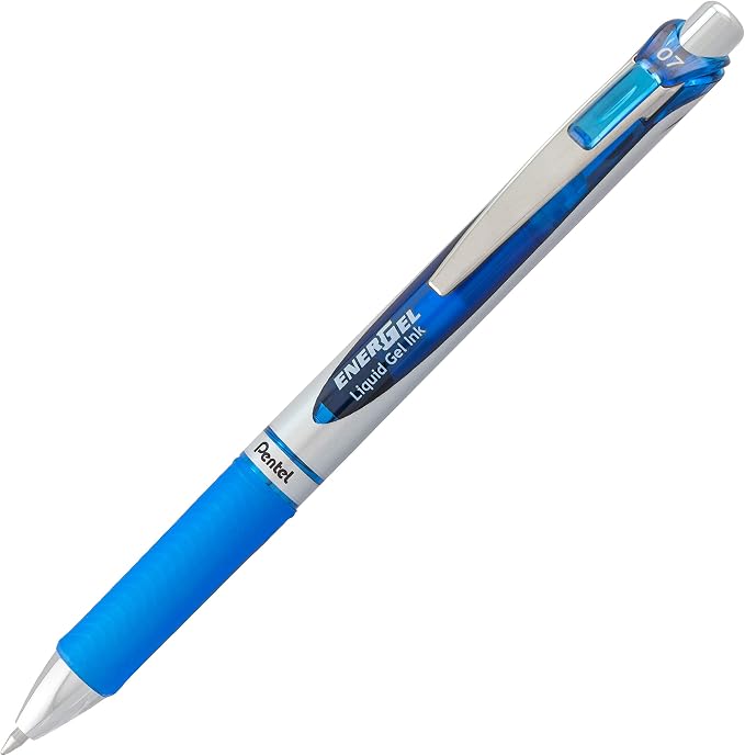 Pentel EnerGel RTX Gel Pens, 0.7 mm Metal Tip, Box of 12 - Image 3