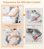 Memory Foam Maternity Pillow for Sleeping, Pregnancy Pillows Support for Back - Image 3