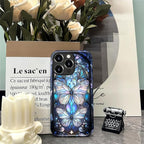ZHEGAILIAN Case for iPhone 16 Pro, Stained Glass Butterfly Aesthetic Durable - Image 7