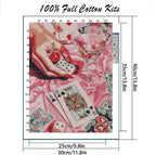 Poker Cross Stitch Kits, Embroidery Starter Kit - Image 2