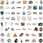 55 Pcs True Crime Forensic Stickers, Cool Detective Mystery Evidence Vinyl - Image 3