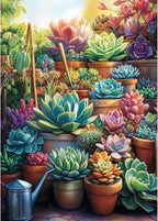 VeGuude Diamond Art Kits for Adults, Succulent Plants Diamond Paintings Kits by VeGuude