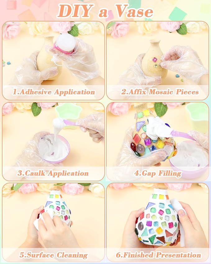 FIVEIZERO 420g Mosaic Tiles for Crafts - Image 4