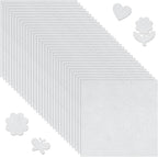 Morcheiong 50 Pcs Felt Fabric Soft Felt Fabric Sheet by Morcheiong