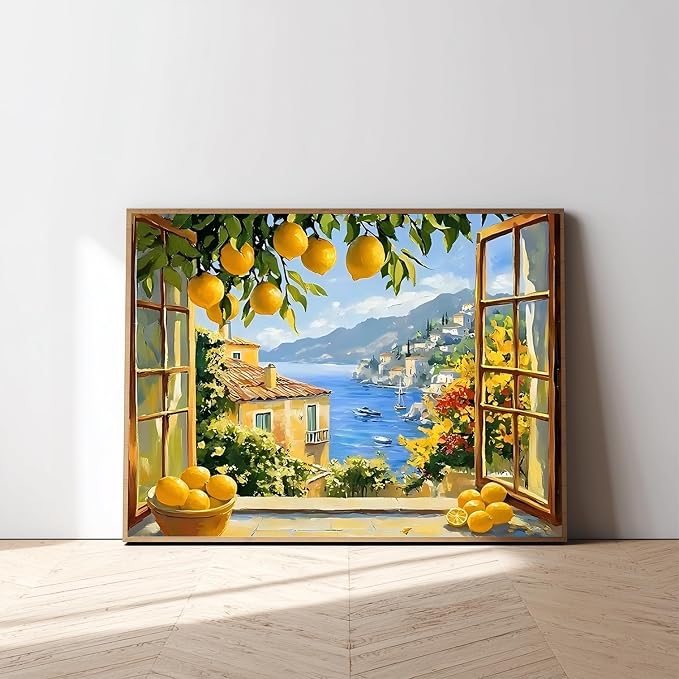 Paint by Numbers Kit for Adults, Lemon Paint by Numbers Kit for Adults Beginners - Image 2