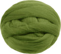 JeogYong Needle Felting Wool, 17.64oz Wool Roving Chunky Wool Yarn, Olive Green by JeogYong