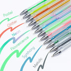 Tanmit 100 Coloring Gel Pens Set - Image 3