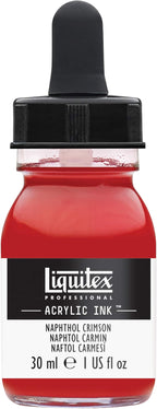 Liquitex Professional Acrylic Ink, 1-oz Jar, Naphthol Crimson by Liquitex