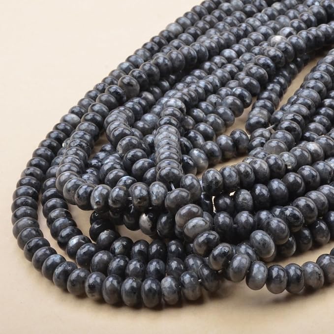 ICAI Beads 5x8mm Natural Rondelle Spacer Loose Beads - Image 5