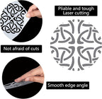 GORGECRAFT 12"X12"Celtic Stencil Triquetra Knot Templates Viking Symbol Wicca - Image 3