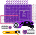 Rotary Cutter Set, Nicecho Sewing Quilting Supplies, 45mm & 28 mm Fabric Cutters by Nicecho