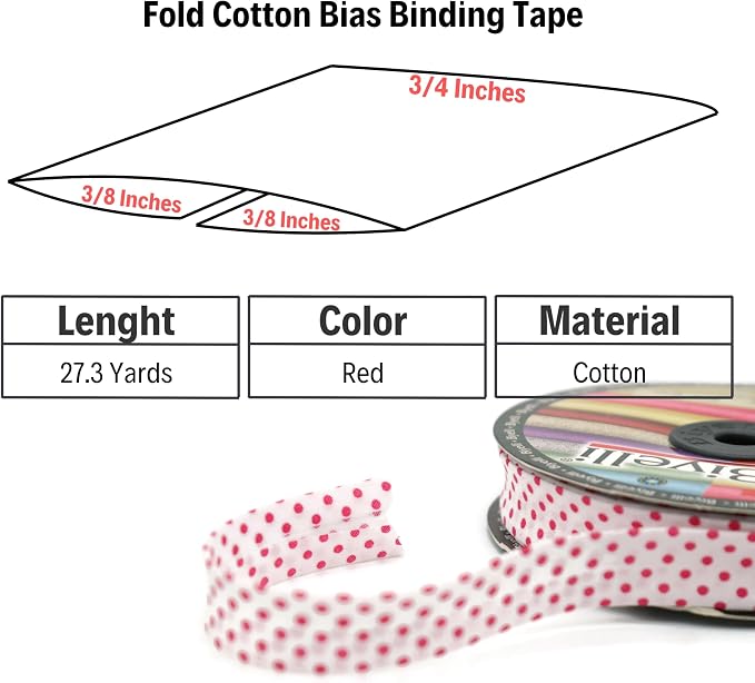 Cotton Fold Bias Binding Tape - Image 3