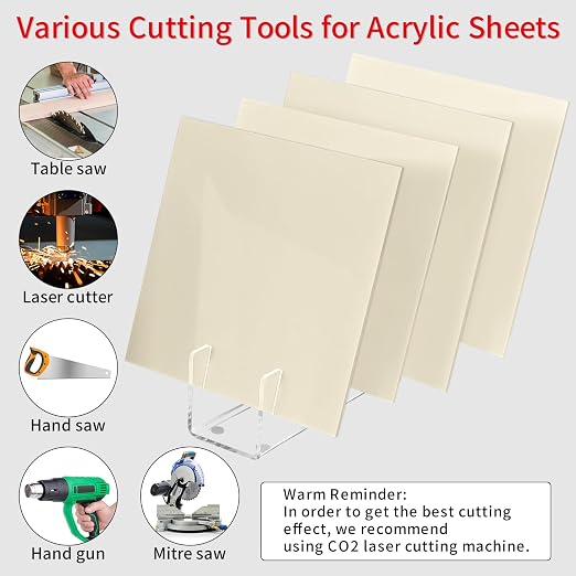 1/8 Thick 12 x 12 inch Acrylic Sheets - Image 3