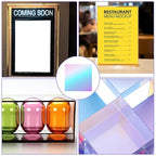 JMIATRY 8PCS Iridescent Acrylic Sheet 12x12IN, 3mm Thick, Plexiglass Panel | - Image 7