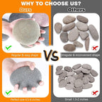 River Rocks for Painting 12 Pcs Extra Large 4.5"-6" Inch Flat Smooth Painting - Image 3