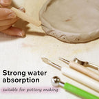 Pottery Tablecloth-Heavy Duty Linen Cotton Blend, 62x39 Inches, High Absorbency - Image 3