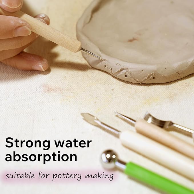 Pottery Tablecloth-Heavy Duty Linen Cotton Blend, 62x39 Inches, High Absorbency - Image 3