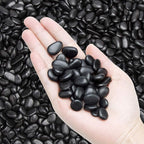 10lb Black Small Decorative Pebbles by OUPENG