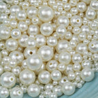 Hudinsun 1200 Pcs Pearl Beads for Jewelry Making, 5 Size Round Pearls for - Image 8