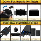 Trading Card Storage Box, Includes 21-600 CT Boxes & Card Dividers, + Trading - Image 6