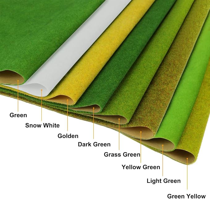 CP137 Artificial Model Grass Mat Trains Green 40x100cm or 15.7'' x 39'' - Image 8