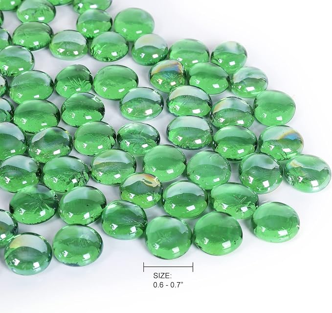 5LB Fire Glass Beads Flat Glass Marbles - Image 3