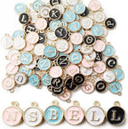 NSBELL 104PCS Letter Charms for Jewelry Making by NSBELL