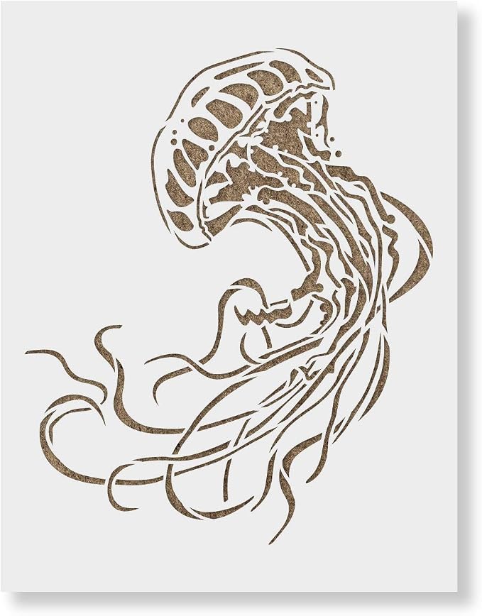 Jellyfish Stencil by Home